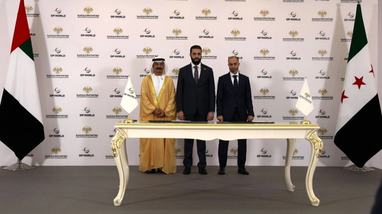 بيع السيادة الاقتصادية السورية: استحواذ موانئ دبي العالمية على ميناء طرطوس لثلاثة عقود